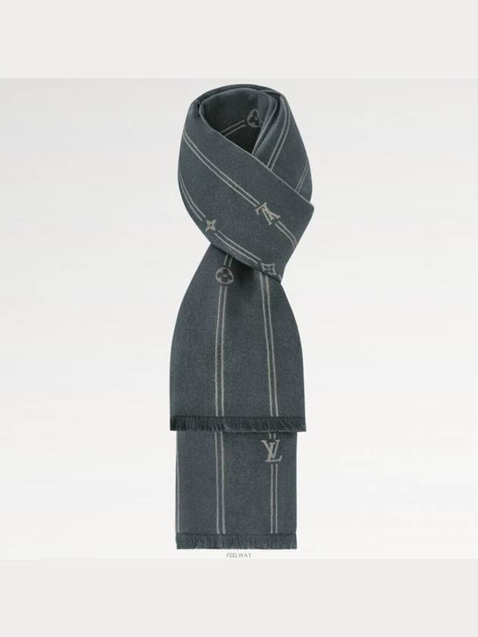 M77187 Monogram Stripe Scarf - LOUIS VUITTON - BALAAN 1