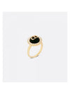 Petit CD Baroque Ring Gold - DIOR - BALAAN 1