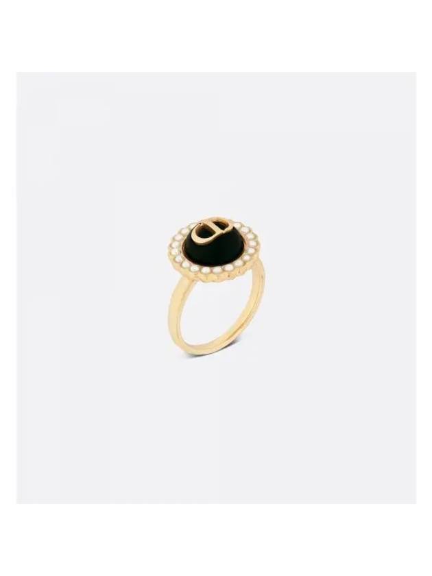 Petit CD Baroque Ring Gold - DIOR - BALAAN 1