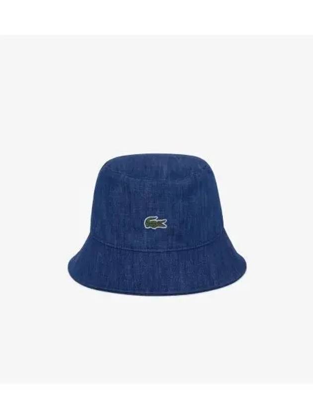 Basic Bucket Hat Denim - LACOSTE - BALAAN 1