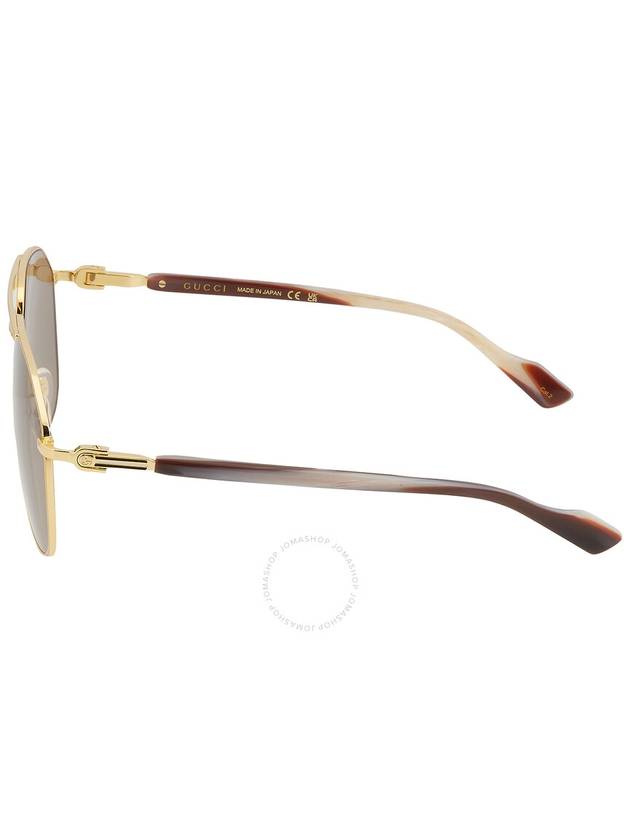 Tinted Pilot Frame Sunglasses GG1220S - GUCCI - BALAAN 4