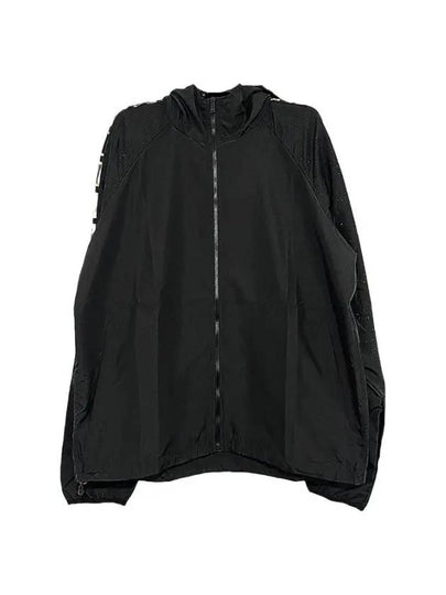 Knit Nylon Track Jacket Black - VERSACE - BALAAN 2