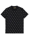 All Over Pony Pajama Short Sleeves T Shirt Black - POLO RALPH LAUREN - BALAAN 4