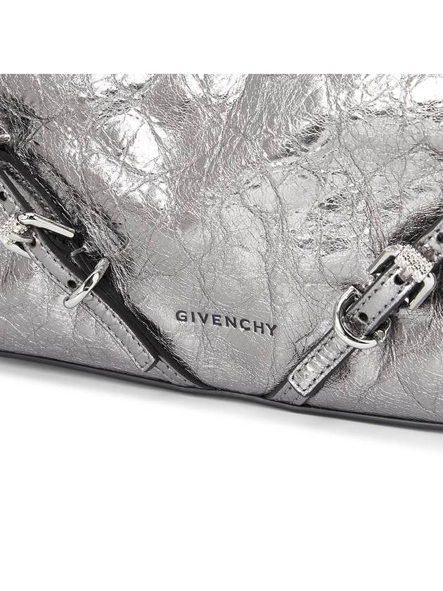 Voyou Party Shoulder Bag Metallic Silver - GIVENCHY - BALAAN 7