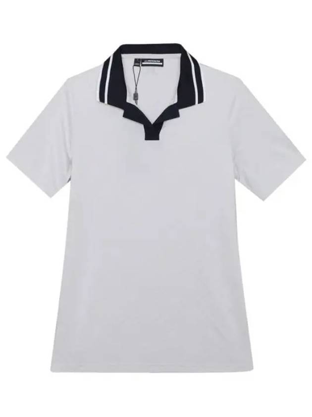 Women's Sammy Polo Shirt Cloud White - J.LINDEBERG - BALAAN 1