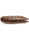 Matelasse Leather Half Wallet Caramel - MIU MIU - BALAAN 6