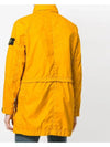 Membrana Wappen Zip-Up Jacket Yellow - STONE ISLAND - BALAAN 4