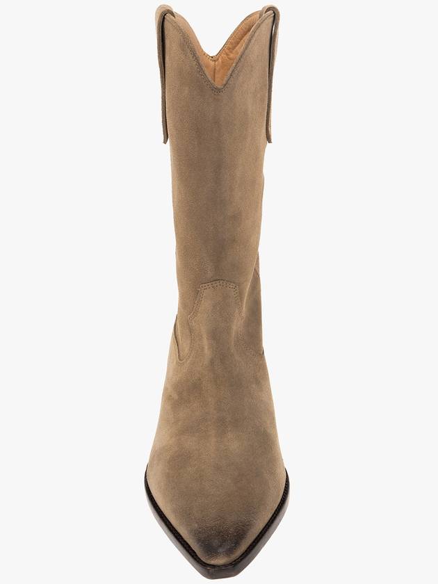 Isabel Marant ‘Duerto’ Heeled Ankle Boots, Women's, Beige - ISABEL MARANT - BALAAN 6