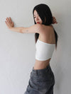 Wooden Beads Tube Top IVORY - RUBATI - BALAAN 6