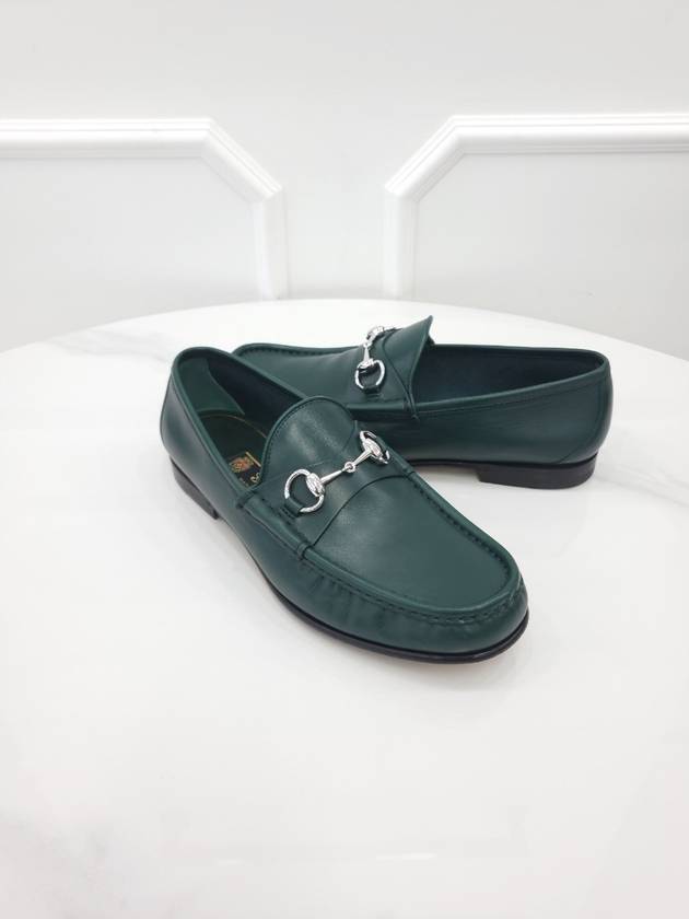 Men s Horsebit 1953 Loafer Green 757769 - GUCCI - BALAAN 3