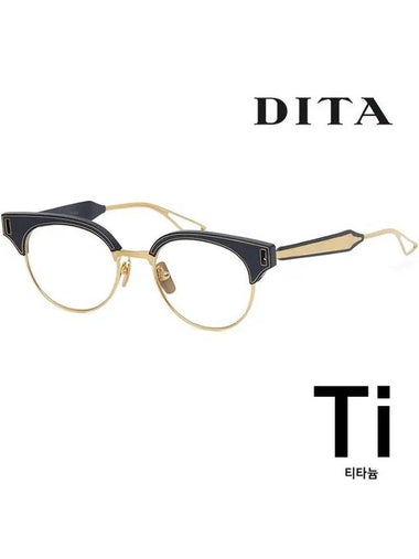 Hageum frame titanium glasses frame DTX109 51 03A Brixa handmade glasses clear lenses UV protection - DITA - BALAAN 1