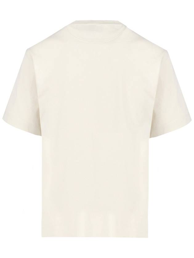 EKD Cotton Short Sleeve T-Shirt Ivory - BURBERRY - BALAAN 3