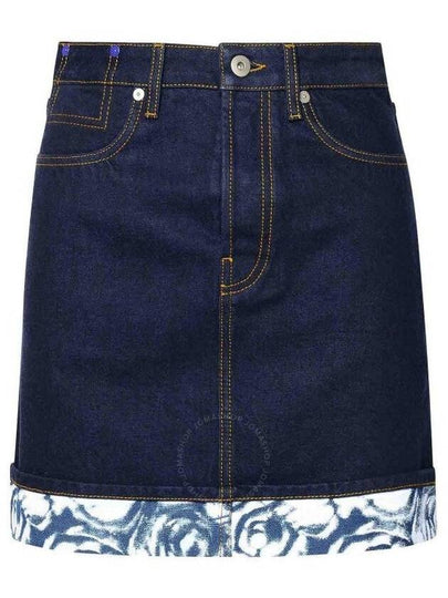 Japanese Denim Mini Skirt 8080921 - BURBERRY - BALAAN 2