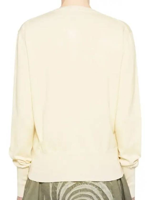 Bea Embroidered Logo Cardigan Ivory - VIVIENNE WESTWOOD - BALAAN 3