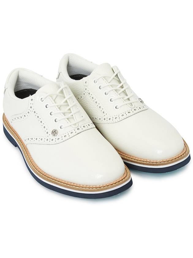 Saddle Gallivanter Spike Shoes White - G/FORE - BALAAN 4