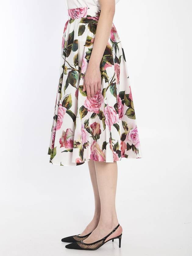 Midi flared floral skirt - DOLCE&GABBANA - BALAAN 3