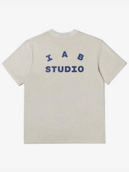 Pigment Logo Short Sleeve T-Shirt Oatmeal - IAB STUDIO - BALAAN 2