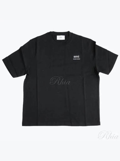 Alexandre Mattiussi Short Sleeve T-Shirt Black - AMI - BALAAN 2