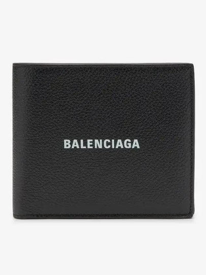 Logo Print Half Wallet Black - BALENCIAGA - BALAAN 2