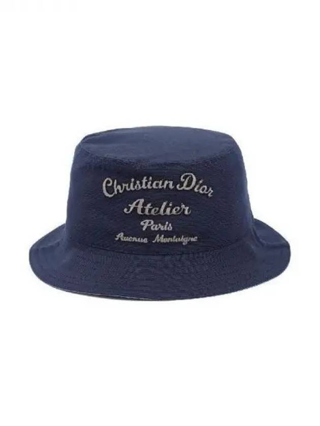 Atelier Logo Bucket Hat Blue - DIOR - BALAAN 2