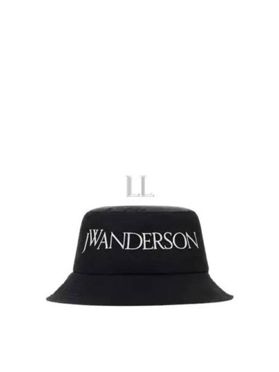 Embroidered Logo Bucket Hat Black - JW ANDERSON - BALAAN 2