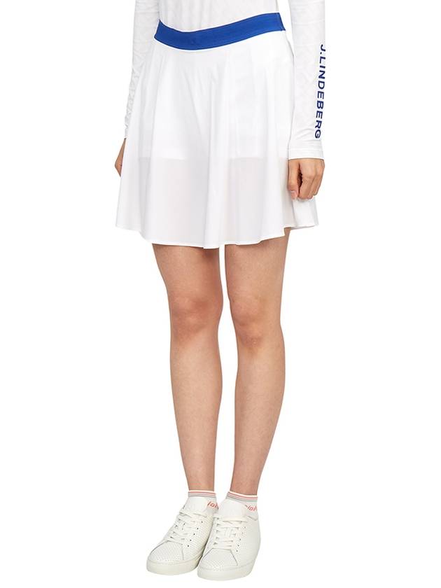 Women's Mimi Mimi A-Line Skirt White - J.LINDEBERG - BALAAN 3