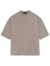 Small logo t shirt heather brown men - FEAR OF GOD ESSENTIALS - BALAAN 1