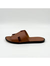 Izmir Leather Slippers Gold - HERMES - BALAAN 4