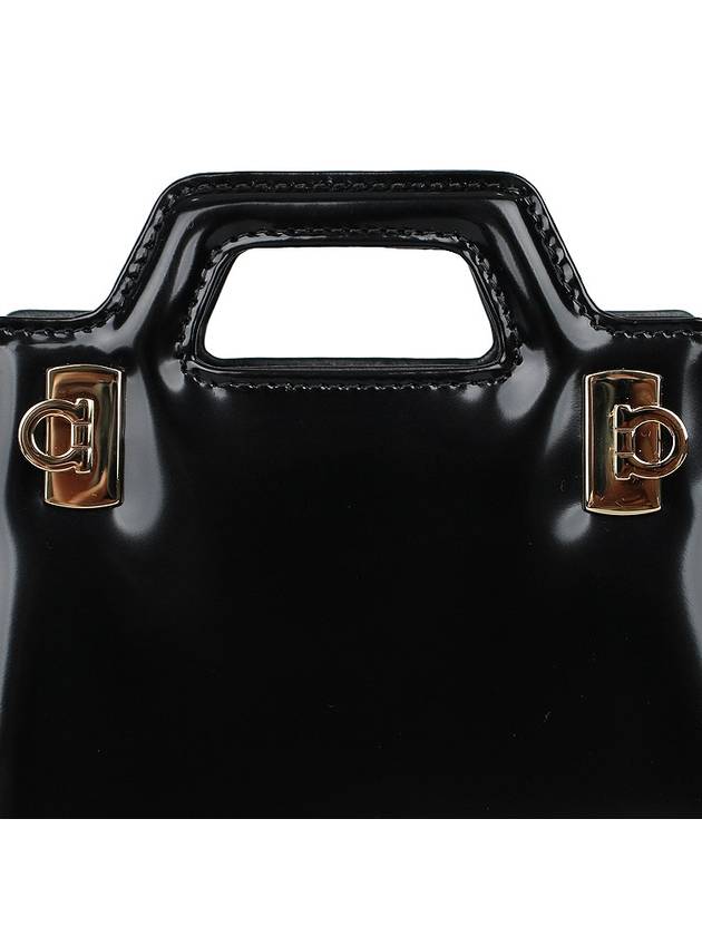 Wanda Micro Cross Bag Black - SALVATORE FERRAGAMO - BALAAN 8