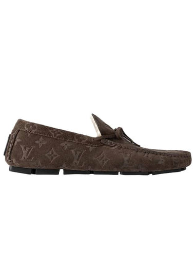 LV Driver Moccasins Loafer Brown - LOUIS VUITTON - BALAAN 1