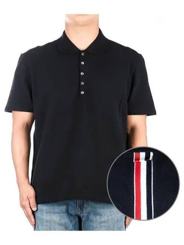 Men s Caravan Short Sleeve T Shirt 271519 - THOM BROWNE - BALAAN 1