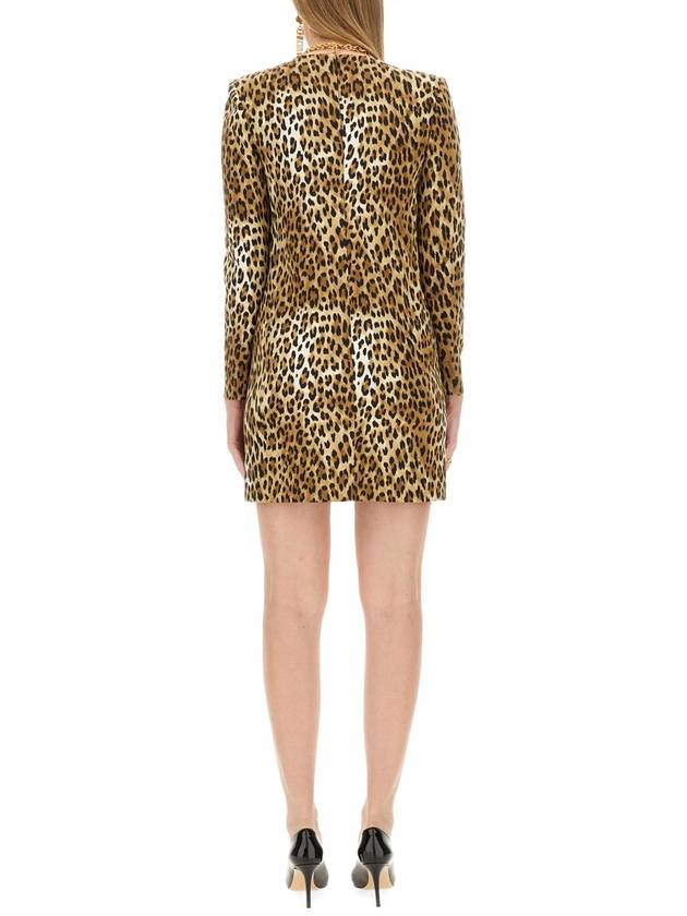 DRESS WITH ANIMAL PATTERN - MOSCHINO - BALAAN 3