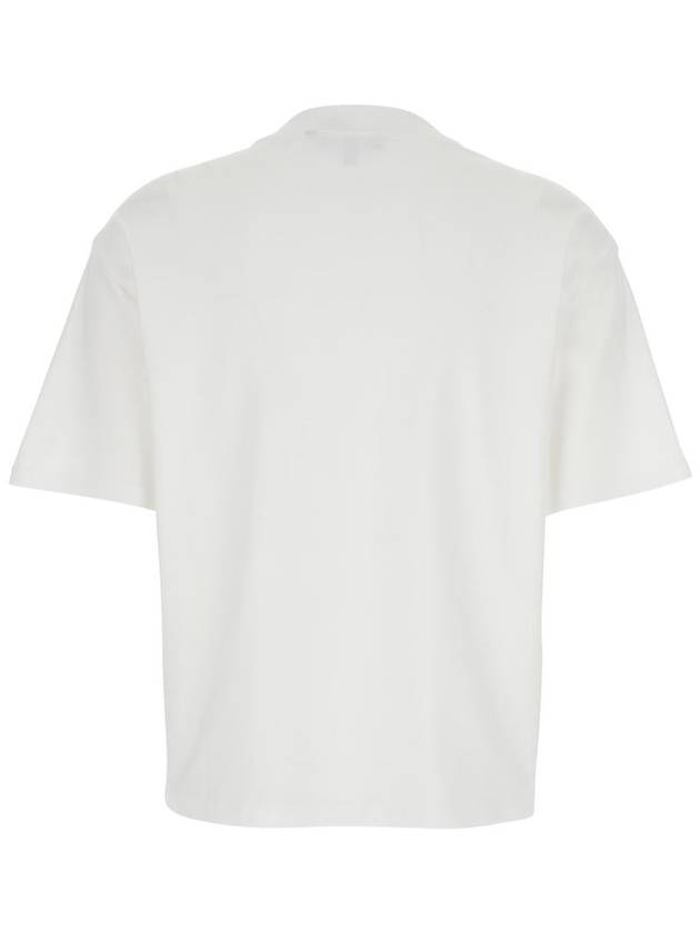 White Round Neck T-Shirt In Cotton Woman - THEORY - BALAAN 1