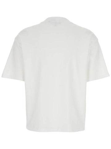 White Round Neck T-Shirt In Cotton Woman - THEORY - BALAAN 1