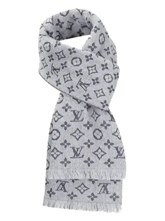 Monogram Classic Scarf Light Gray - LOUIS VUITTON - BALAAN.