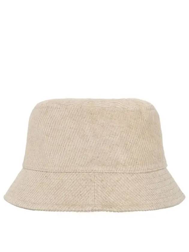 Hailey Corduroy Bucket Hat Beige - ISABEL MARANT - BALAAN 3