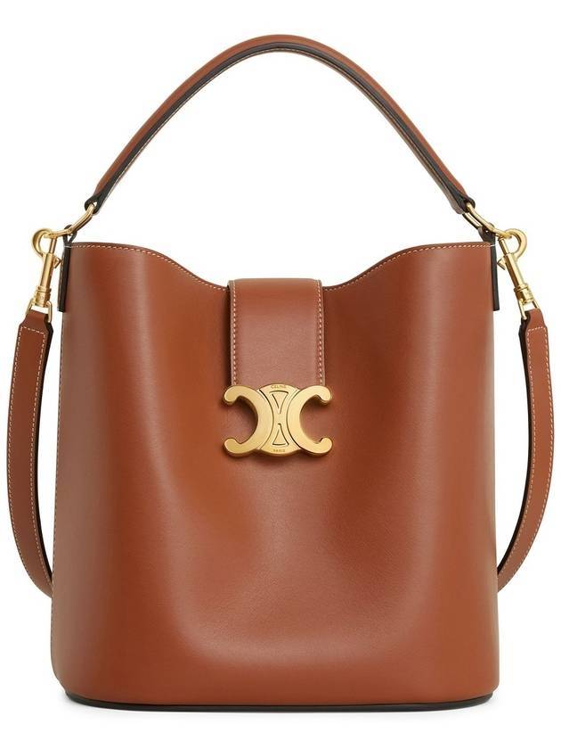 Medium Louise Bag Smooth Calfskin Shoulder Bag Tan - CELINE - BALAAN 1