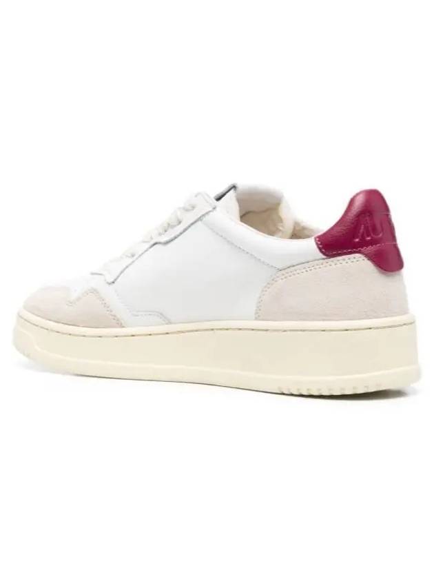 Medalist Suede Red Tab Low Top Sneakers White - AUTRY - BALAAN 4