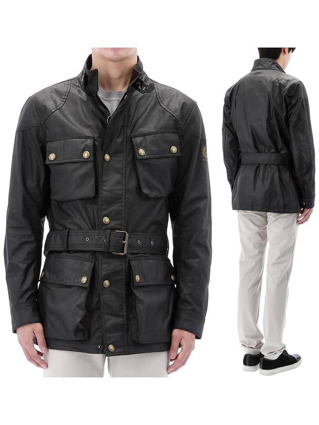 Trialmaster Waxed Cotton Jacket Black - BELSTAFF - BALAAN 2