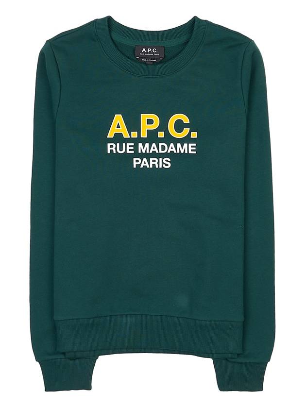 Women's Madame Logo Print Knit Top Green - A.P.C. - BALAAN 11