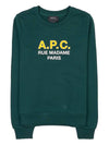 Women's Madame Logo Print Knit Top Green - A.P.C. - BALAAN 10