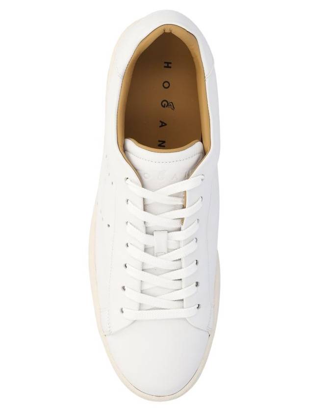 Hogan H672 Smooth Leather Low Top Sneakers White - HOGAN - BALAAN 5