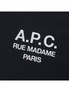 Rufus Embroidery Logo Sweatshirt Black - A.P.C. - BALAAN 7