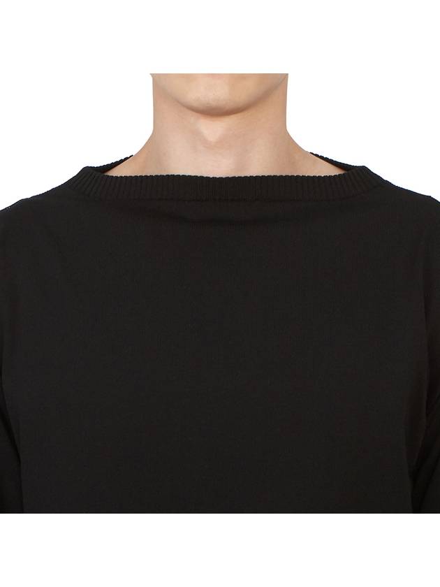 Boatman Organnic Cotton Knit Top Black - ANDERSEN-ANDERSEN - BALAAN 7