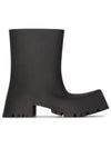 Rubber Trooper Ankle Boots Black - BALENCIAGA - BALAAN 2