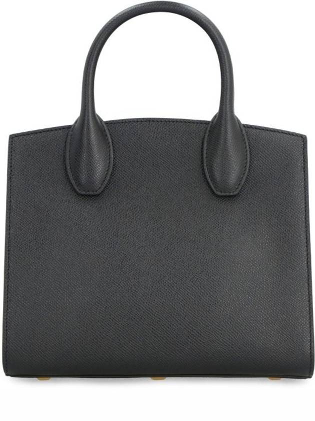 Gancini Studio Box Tote Bag Black Bonbon - SALVATORE FERRAGAMO - BALAAN 4