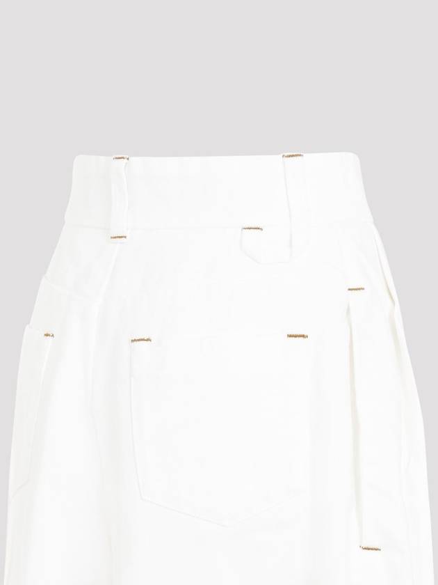 Curgio Ultra High Waist Jeans Off White - JACQUEMUS - BALAAN 4