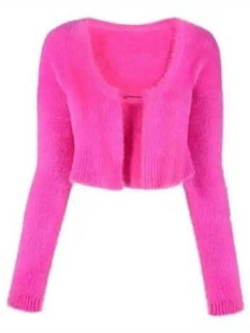 Jacquemus cardigan pink purple 223KN010 2380 1258143 - JACQUEMUS - BALAAN 1