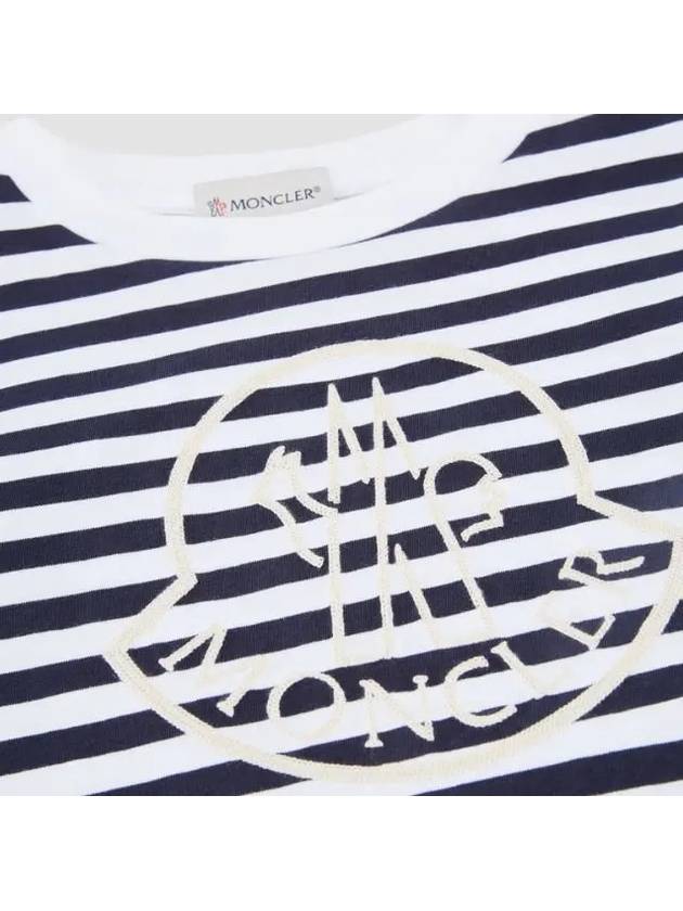 Moncler Kids Striped T Shirt 8C0000989AGB F07 - BOBO CHOSES - BALAAN 3