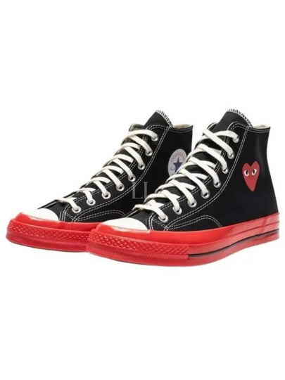 Chuck 70 High Top Sneakers P1 K124 1 Black - COMME DES GARCONS - BALAAN 2